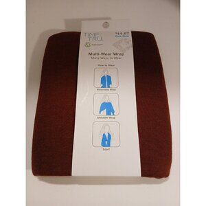 Time And True Women's Multi-Wear Wrap Red New